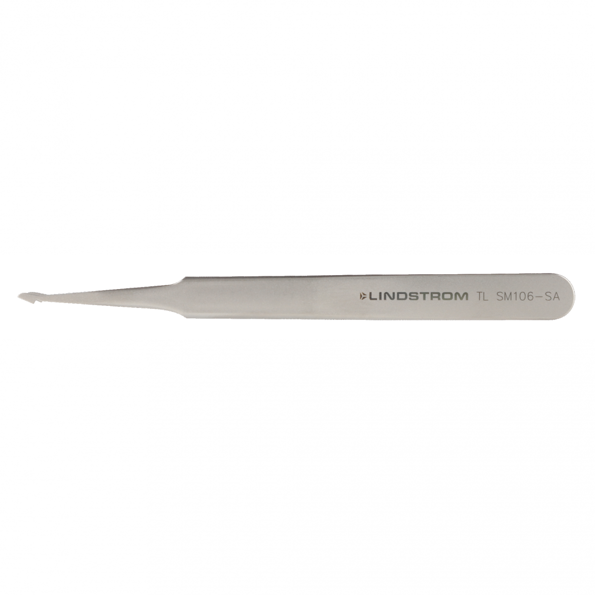 Lindström 不銹鋼 SMD 鑷子，SMD 106 型，帶有精細形狀尖端，用於定位水平 SOT 封裝 TLSM106-SA - 商品圖 2